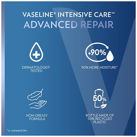 Vaseline Intensive Rescue Unscented Lotion 24.5Oz