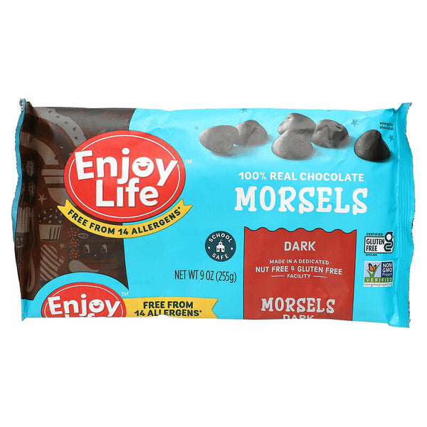 Enjoy Life Morsels 100% Real Chocolate Dark 9 oz