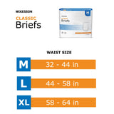 McKesson Classic Briefs Light Absorbency Large 18ct
