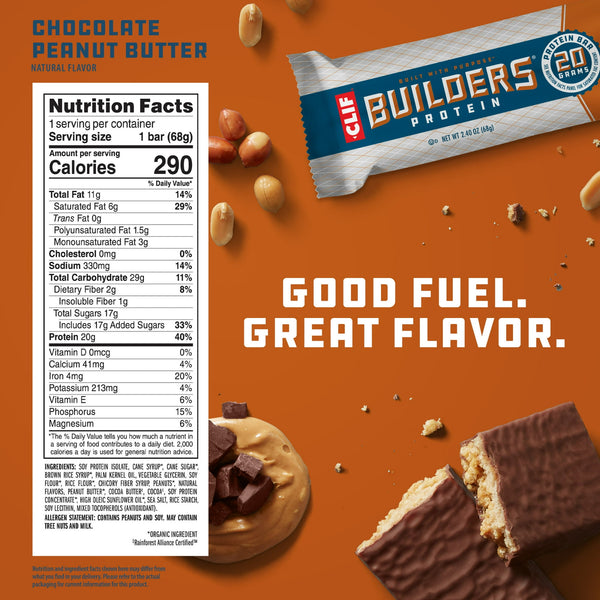 Clif Bar Builders Peanut Butter 2.4oz