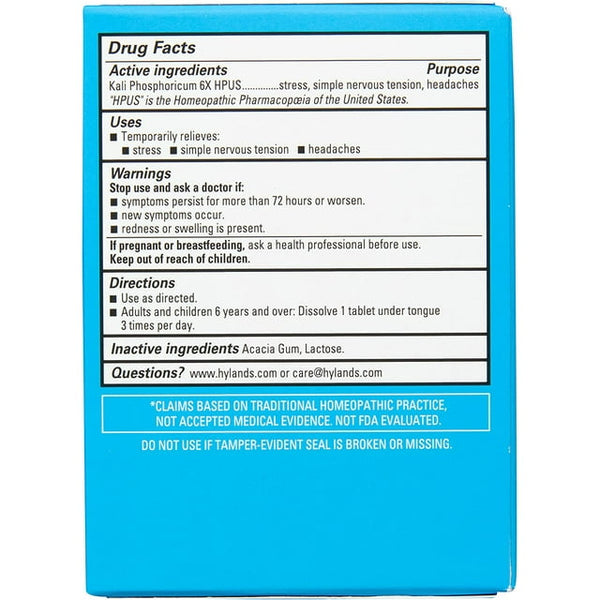 Hyland's Cell Salt #6 Kali Phos 6X 100 Tablets