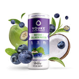 Vouke Clean Energy Matcha + Collagen Protein Bluberry Coconut 12oz