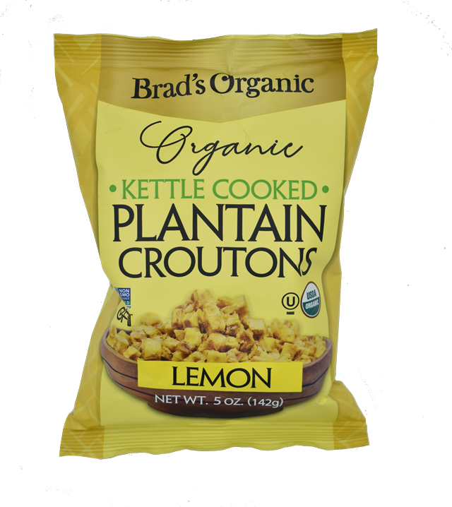 Brad's Organic Platinic Crutons Lemon 5oz