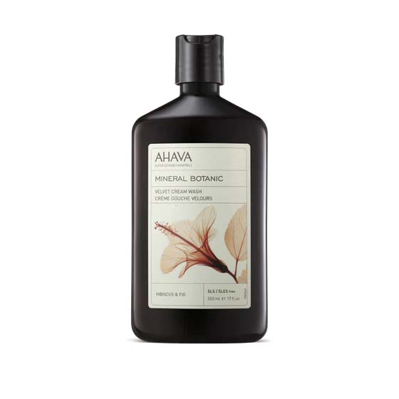 Ahava mineral botánico terciopelo loción corporal hibisco y fig 17oz