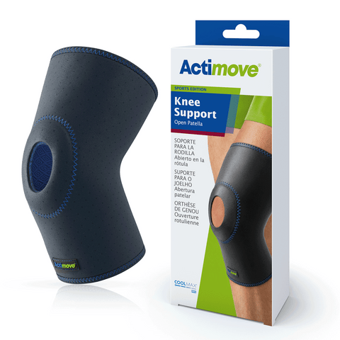 Actimove Knee Support Sleeve Open Patella Navy