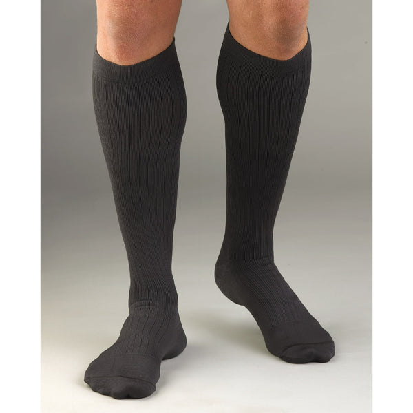 Activa Men's Microfiber Pin Stripe Dress Socks Firm Support, Class I MODEL: H34