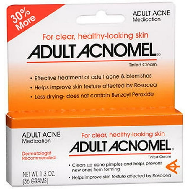 Adult Acnomel Tinted Cream 1Oz