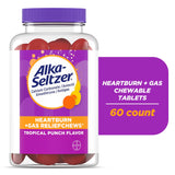 Alka-Seltzer Heartburn & Gas Relief Chewables 60ct