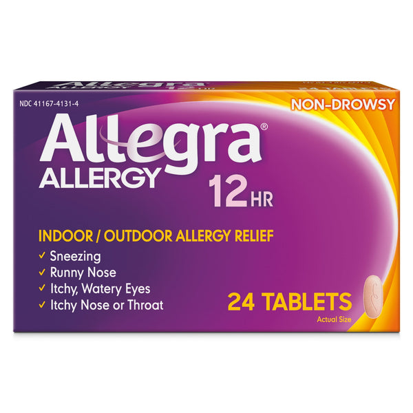 Allegra Allergy 12 Hour 60mg Tablets 24ct