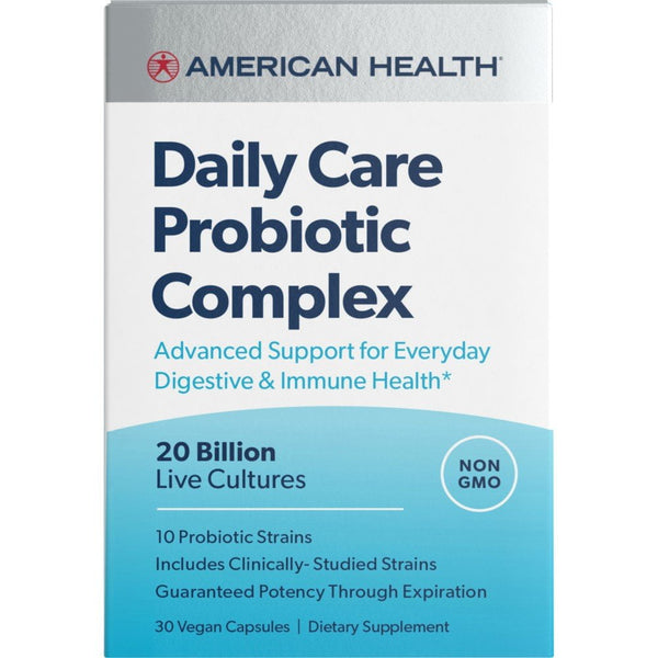 American Health Daily Care Probiotic Complex 20 Billions Capsules 30ct