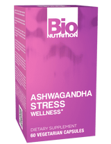 Bio Nutrición Ashwagandha Cápsulas de bienestar del estrés 60ct