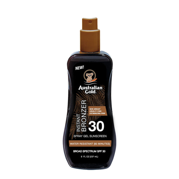 Bronceador instantáneo de oro australiano con SPF 30 6oz