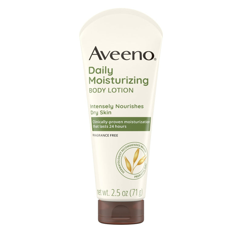 Loción corporal de hidratación hidratante de Aveeno 2.5oz