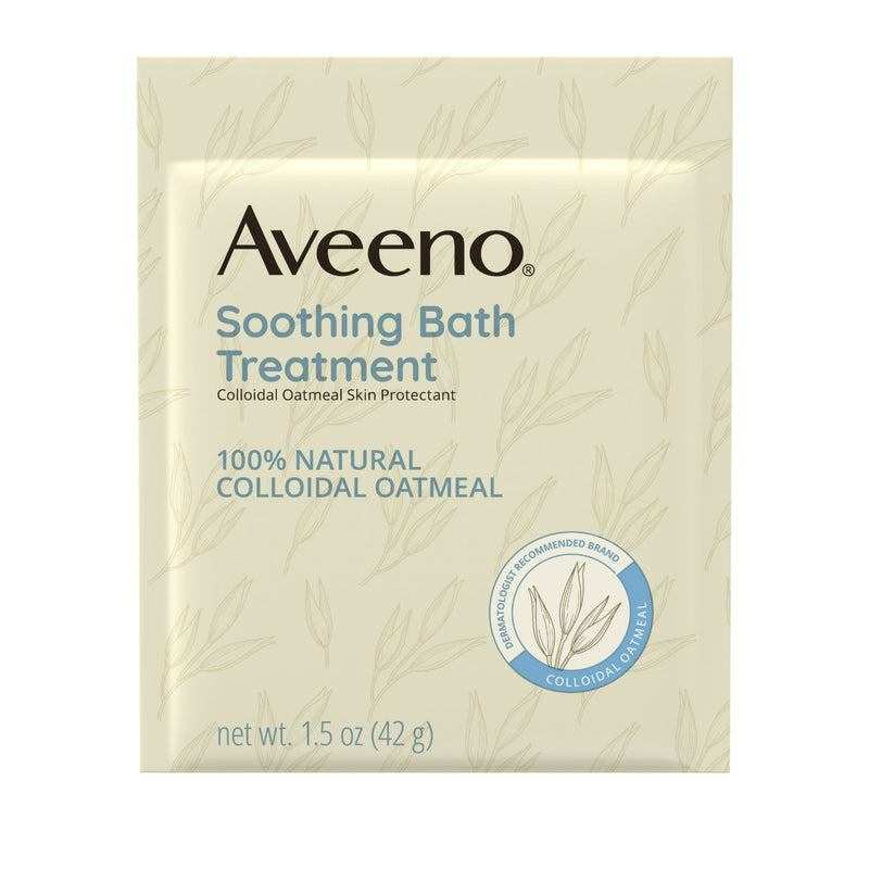 Tratamientos de baño de alivio de Aveeno 8 paquetes