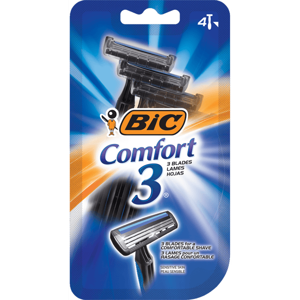 Bic Comfort 3 Blades Disposable Razors 4ct