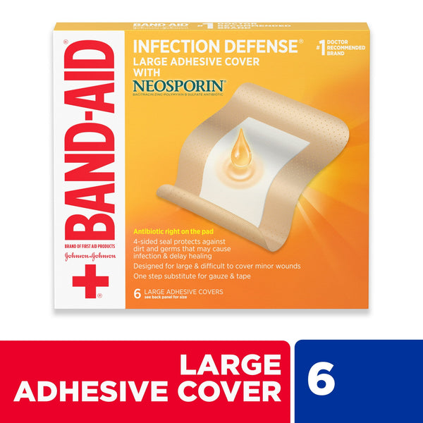 Band Aid con Neosporin L vendajes 6CT