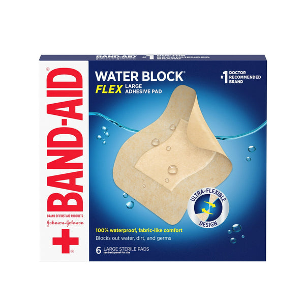 Band Aid Water Block Flex L vendajes 6CT