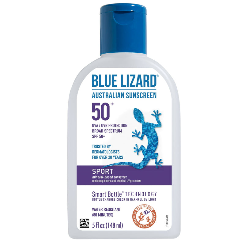 Blue Lizard Sport Mineral basado en el sol SPF 50+ 5 oz