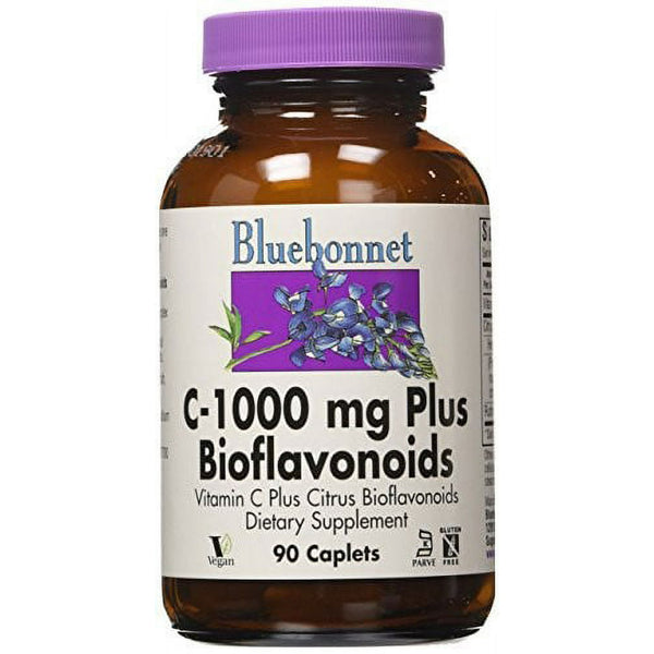 Bluebonnet C-1000mg y bioflavonoides Caplets 90CT