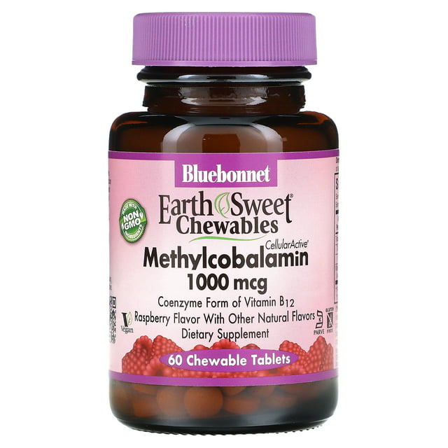 Bluebonnet metilcobalamina 1000mcg masticables 60ct