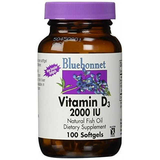 BlueBonnet Vitamina D3 50mcg Softgels 100ct