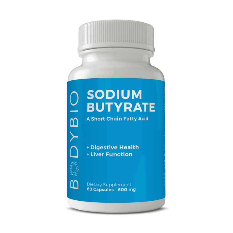 Bodybio Sodium Butyrate Capsules 60ct
