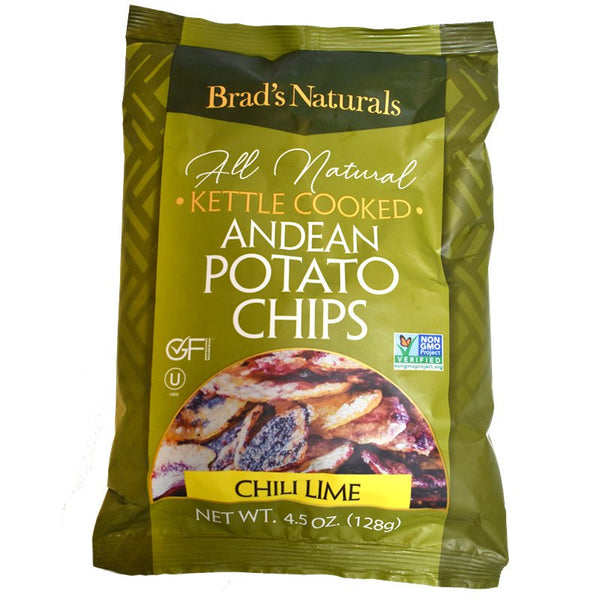 Brad's Natural Papates Chips Chili Lime 4.5oz