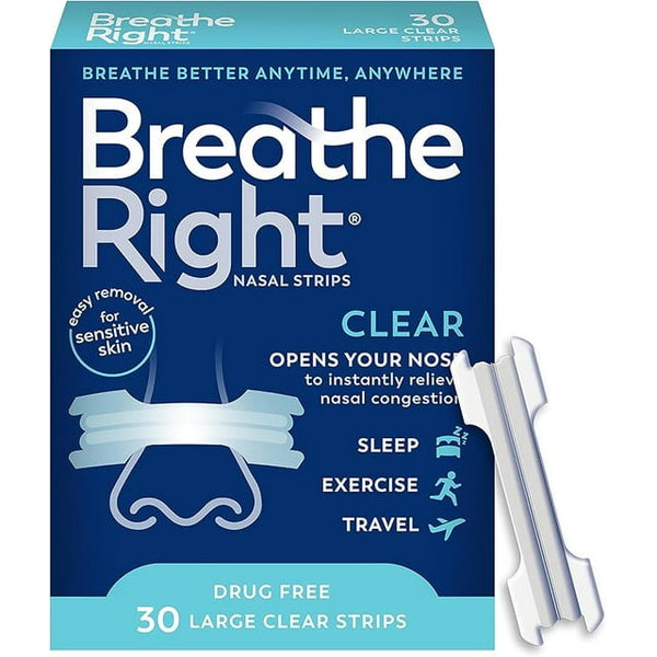 Breathe Right Clear Open Your Nose Large Tan 30ct