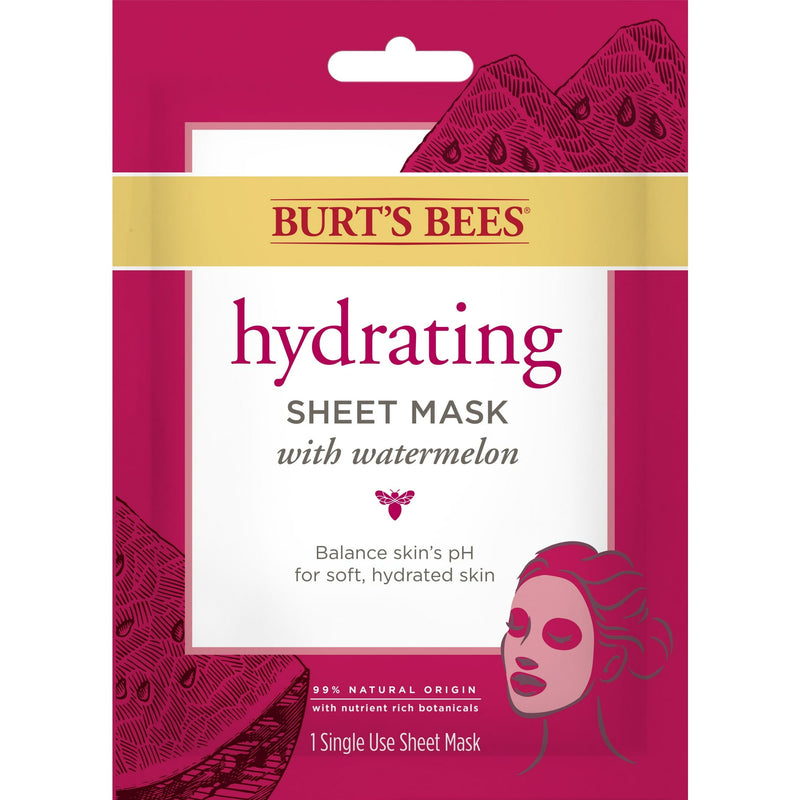 Burt Bees Hydrating Sheet Mask Satermelon