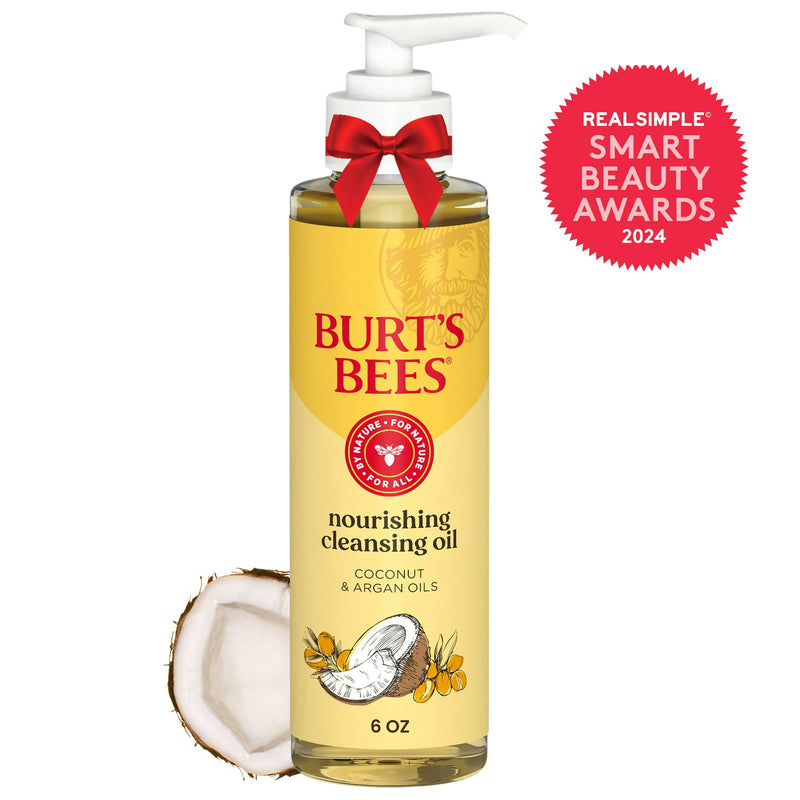 Burt's Bees limpiando aceite con aceite de coco y argán 6oz