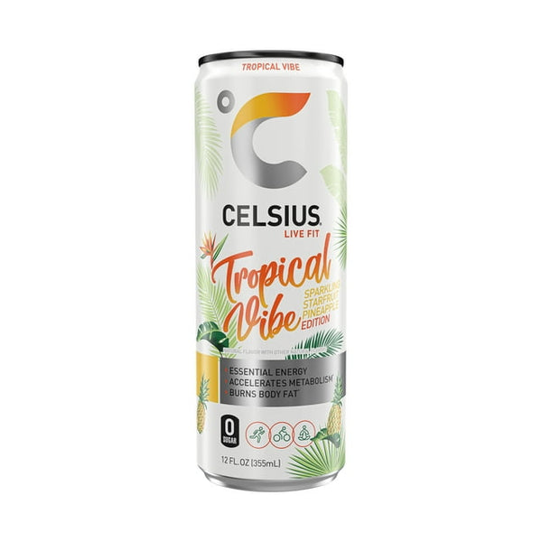 Celsius Sparkling Tropical Vibe 12 Oz