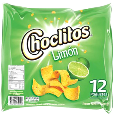 PepsiCo Choclitos Limon 27gr 12 Pack