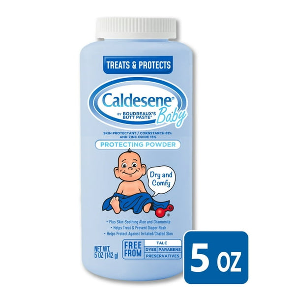 Caldesene Baby Cornstarch Powder With Zinc 5Oz