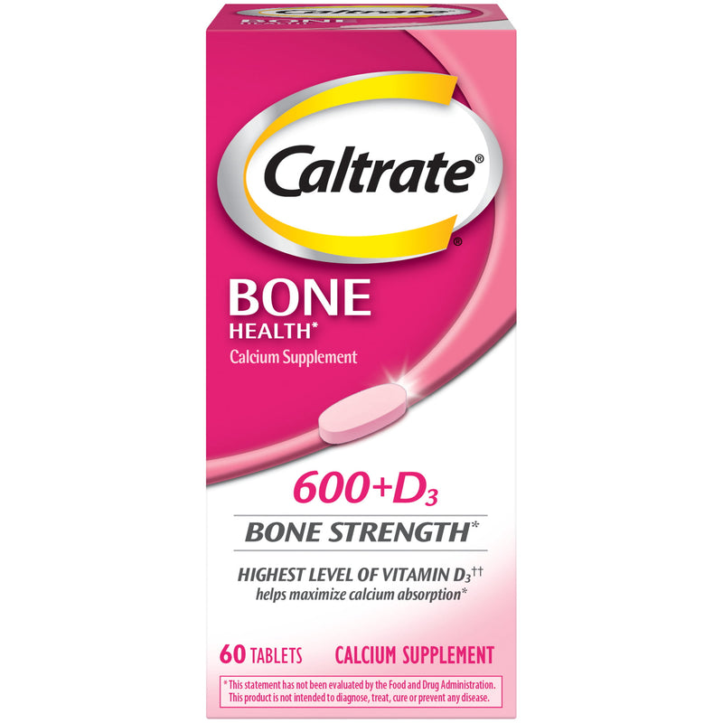 Caltrate 600+d tabletas de huesos 60ct