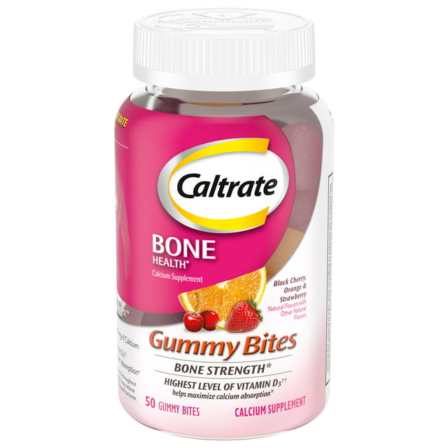 Caltrate 600+D Bone Gummy Bites 50ct