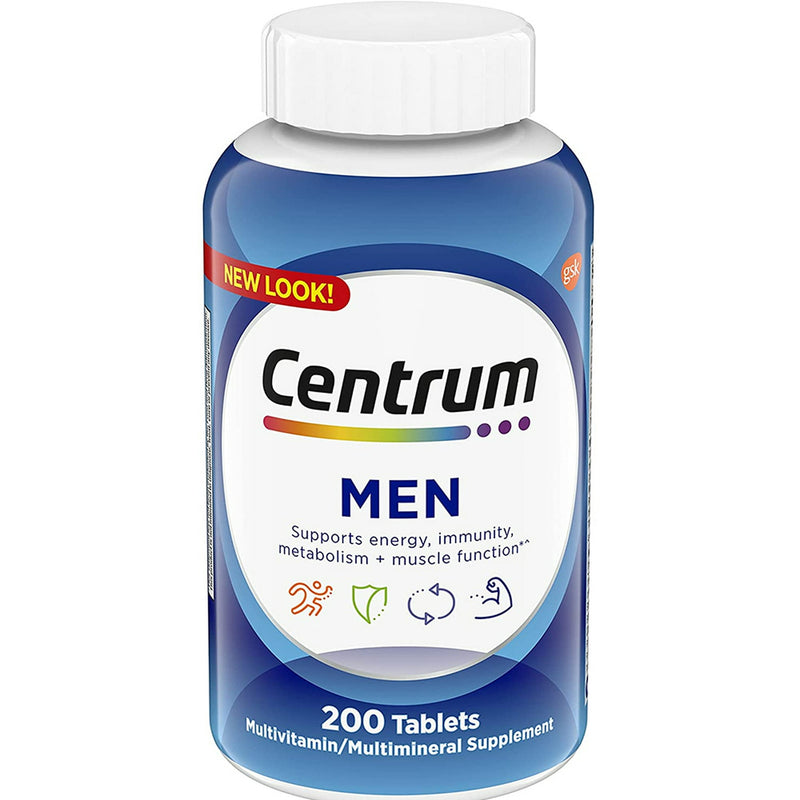 Centrum Men Multivitamin tabletas 200ct