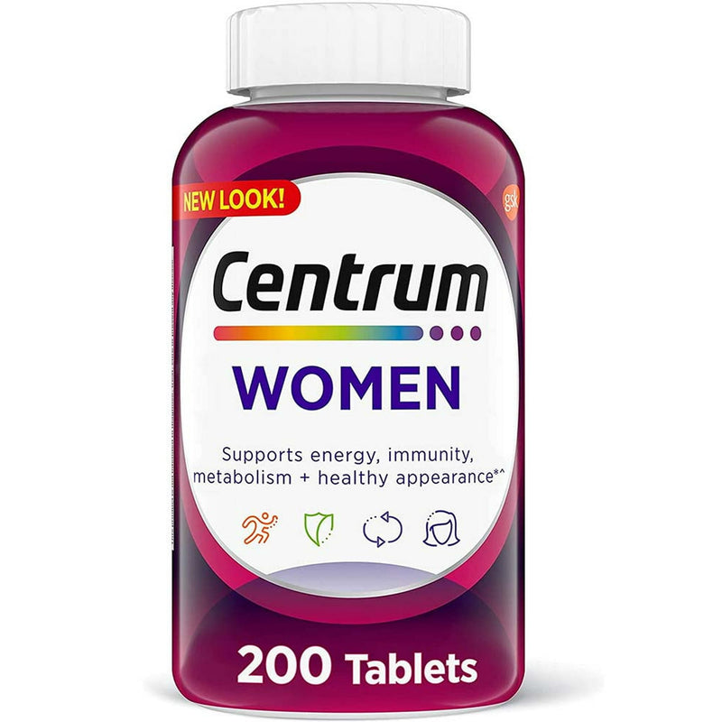 Centrum Women Multivitamin & Multimineral Supplements Tablets 200ct