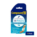 Compuesto W Wart One Step Pads 14ct