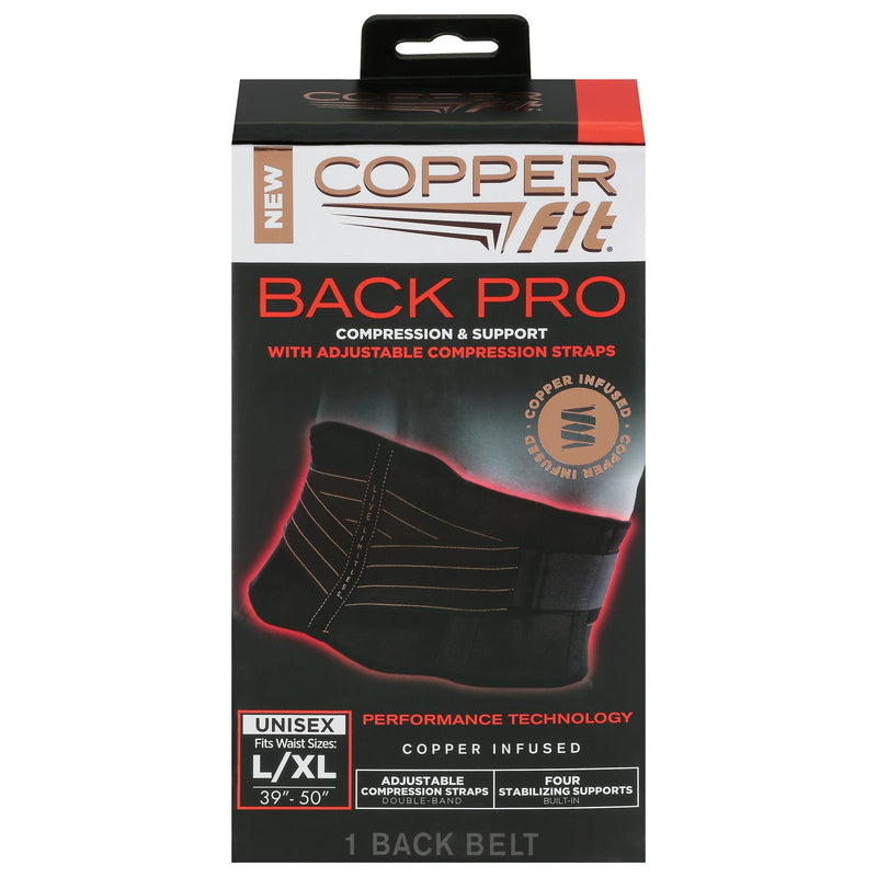 Copper Fit Back Pro Adjustable Back Brace L/XL N9296