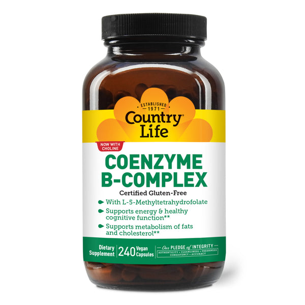 Country Life Coenzyme B-Complex Vegan Capsules 240ct