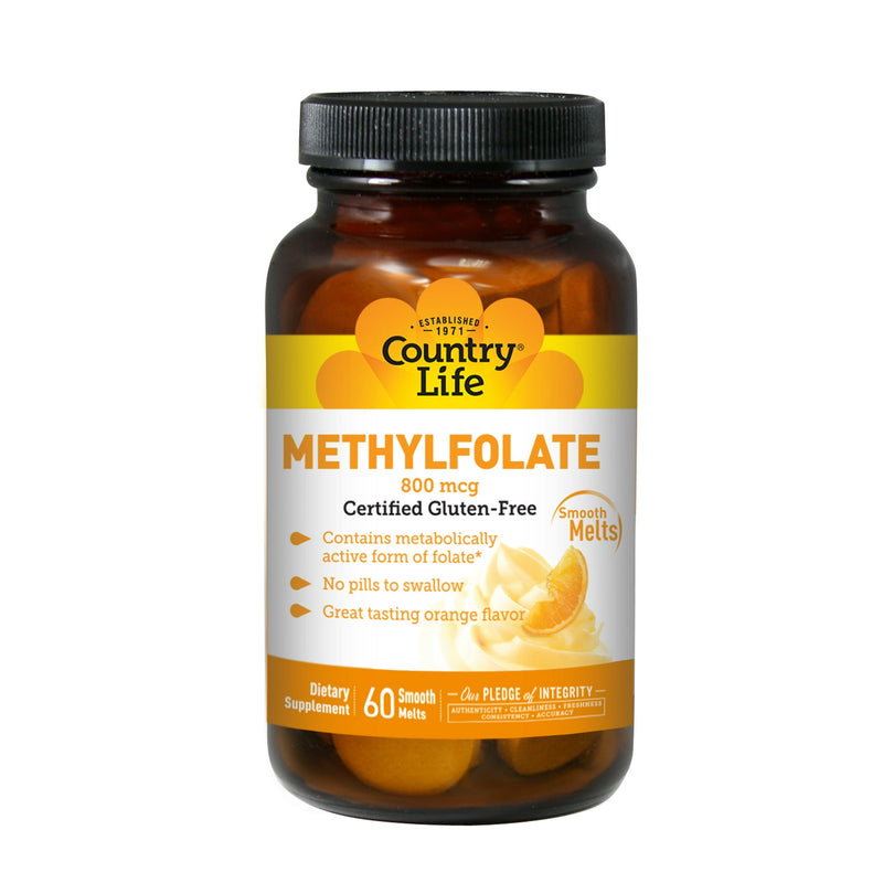 Country Life Methylfolate 1333mcg Chewables 60ct