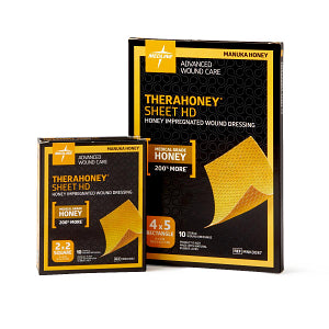 Medline Therahoney HD Manuka 2 x 2in 10ct