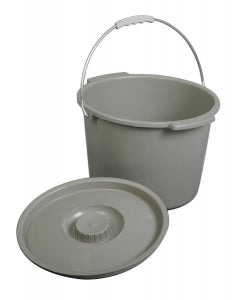 Medline Bucket Comode con tapa y manejo MDS80306B