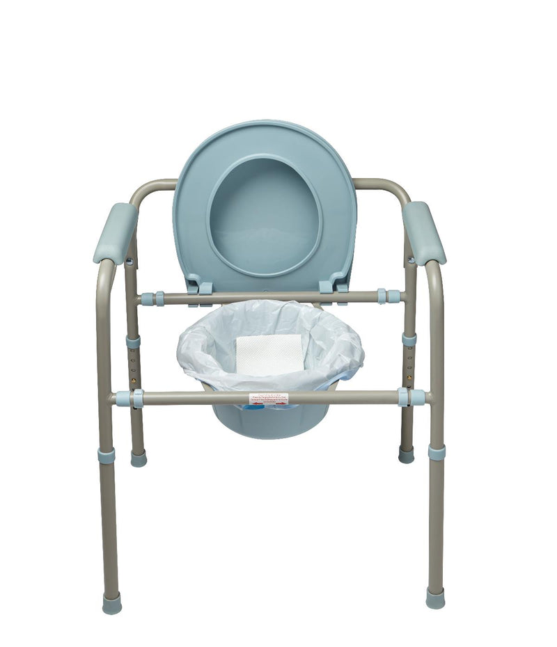 Medline Commode Liner W/Abs.Pad 12ct MDS89664LINER