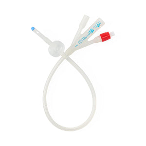Medline Silicone Foley Catheter 18Fr 30cc 2 Way DYND11573