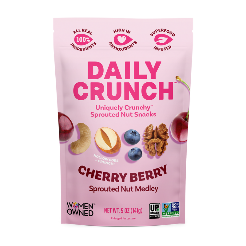 Daily Crunch Cherry Berry Brouted Nut Medley 5oz