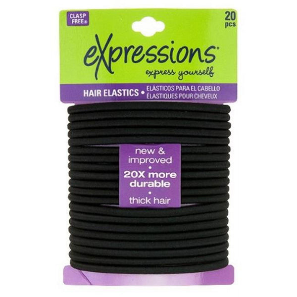 Expressions Hair Elastics 20ct