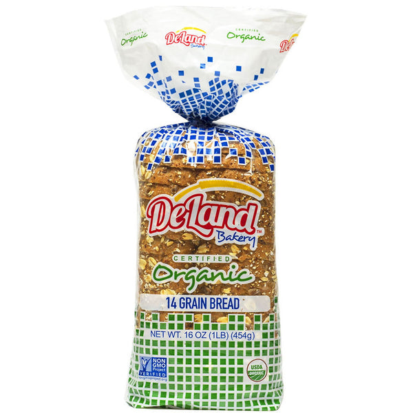 Deland Bakery Organic 14 Grain Bread 16 oz