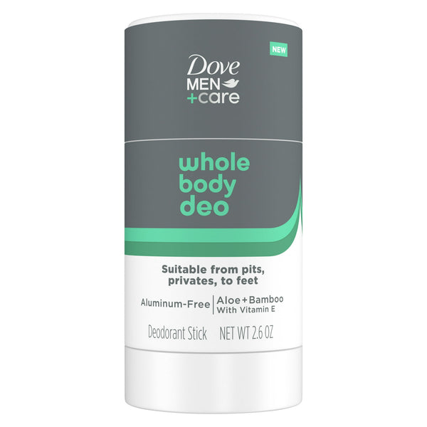 Dove Men+Care Whole Body Deodorant Stick Aloe 2.6oz