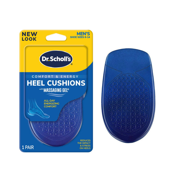 Dr. Scholls Massaging Gel Advanced Heel Cushions Men Size 8-13